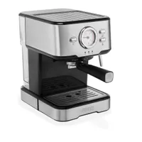 Princess 01.249415.01.001 Espresso und ESE-Adapter - Espressomaschine - 1,5 l - Kaffeekapsel - Kaffeepad - Gemahlener Kaffee - 1100 W - Schwarz - Edelstahl