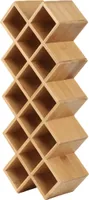 Gewürzregal Küchenregal Gewürzständer BAMBOU Holz 42x17cm HOMLA