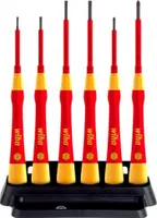 Wiha - Feinschraubendreher-Set Picofinish Electric - Schlitz, Phillips 6-Tlg.