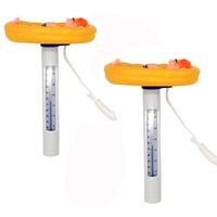 2x Poolthermometer Thermometer Pool Wasserthermometer Schwimmbad Teich Messgerät