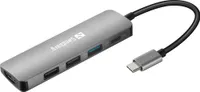 Sandberg USB-C Dock HDMI+3xUSB+PD 100W