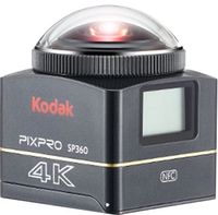 Kodak Pixpro SP360 4K 12,76 Megapixel 4K-Action-Kamera, 2,54 cm (1 Zoll) Display, elektronischer Bildstabilisator, CMOS-Sensor, HDMI, WLAN, Speicherkarte, Smartphone-Steuerung