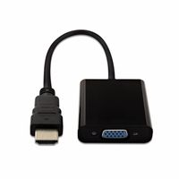 V7 Videoadapter HDMI (m) auf VGA (f), schwarz, HDMI, VGA (D-Sub), Weiblich, Män