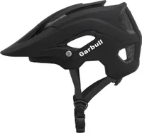 Fahrradhelm MTB Helm Mountainbike Herren/Damen Schutzhelm Radhelm MTB BMX Schutzhelm Rennrad Helm Schutzhelm Erwachsene 59-62CM Schwarz L