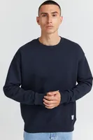 Solid SDLenz Herren Sweatshirt Pullover Pulli mit Rundhalsausschnitt Langarm Rippbündchen Regular fit