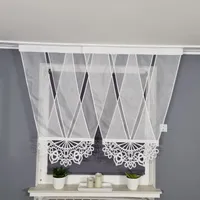 Schiebegardine 2er Panel Set Scheibengardine Vorhang Paneel Weiß