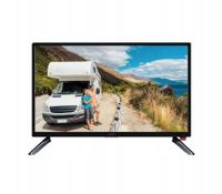 Kiano Slim TV Travel TV 24" palců | LED HD TV | Nabíječka do auta | HDMI USB | Dolby Audio | Trojitý tuner DVB-T2 | Černá