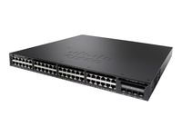 Cisco Catalyst WS-C3650-48TS-S, Managed, L3, Gigabit Ethernet (10/100/1000), Vollduplex, Rack-Einbau, 1U