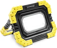 TROTEC LED-Arbeitsleuchte PWLS 06-10 Akku-Leuchte mit USB-Powerbank-Funktion 10 Watt 650 Lumen 3 Beleuchtungsmodi 9h Leuchtdauer flexibler Lichtstrahler Campinglampe Outdoor-Lampe