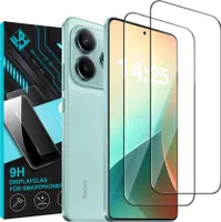 2x 9H Schutzglas Displayschutzfolie für Xiaomi Redmi Note 14 5G Displayglas Displayschutz Glas Panzerfolie Schutzglasfolie