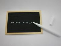 Schiefertafel-Stift Kreidestift weiss 13,5cm