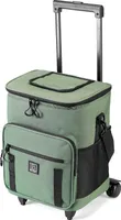 Brisby Kühltaschen-Trolley mit Teleskopgriff und Rädern - Grün - 32 Liter