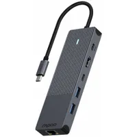 Rapoo UCM-2002 6-in-1 USB-C Multiport Adapter