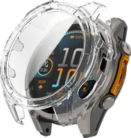 Pro Garmin Tactix 8 AMOLED 47mm Ochranný kryt + sklo 9H Transparent