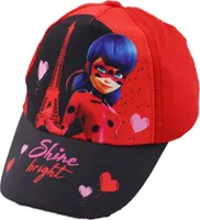 Miraculous Ladybug Kinder Baseball Kappe Basecap – Rot / 56