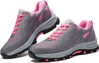 Herren- und Damen-Sicherheitsschuhe, Arbeitsschuhe, leicht, sportlich, atmungsaktiv, Schutzschuhe, Stahlkappen, Sportschuhe, rutschfeste Sport-Sicherheitsschuhe
