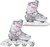 RAVEN Inline Skates 2in1 Verstellbar - Inliner Für Kinder & Erwachsene Mit Aluminium-Chassis