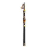 1,8/2,1/2,4/2,7/3,0/3,3/3,6 m Carbon Faser Teleskop Meer Angelrute Pole Tackle-2.4m