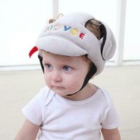 Kleinkind Safety Helmet Baumwolle Babyhelm Kopfschutzmütze verstellbar Helm 