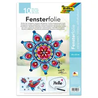 folia okenná fólia transparentná 10 listov
