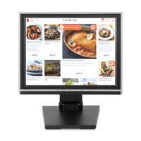15" LED Monitor Touchscreen Display PC LCD Kassenmonitor mit Mehreren Positionen für Kassensystem Restaurant