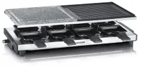 SEVERIN Raclette-Grill RG 2373 mit Naturgrillstein inkl. 8 Raclette-Pfännchen