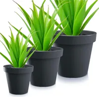 3x Blumentopf Blumenkübel LOFLY Rund Pflanzkübel Übertopf Pflanzgefäß