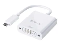 PureLink USB-C auf DVI Adapter - 1080p - iSerie - weiß - 0,10m