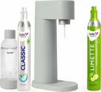 Sparangebot: Woody Wassersprudler (Grau) + CO2-Zylinder Limette