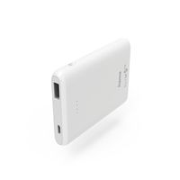 Power Pack "SLIM 5HD" 5000mAh, Ausgang: USB-A, Weiß (00201667)