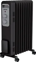 SENCOR SOH 3309BK Elektrický olejový radiátor, 9 topných článků, příkon 2 000 W, ochrana proti přehřátí, bezpečnostní funkce automatického vypnutí při převrhnutí přístroje