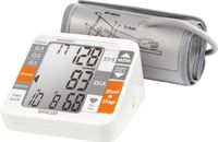 SENCOR SBP 690 pamäť pre 1 užívateľa, extra veľký LCD displej, rozsah krvného tlaku 0-300mmHg/srdečního pulzu 40-199BPM, meranie srdečného pulzu, indikácia arytmie