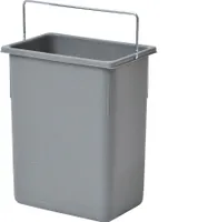 Vnitřní koš Hailo 1094089 světle šedý 8,5 L 226 x 150 x 287 mm s rukojetí