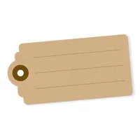 itenga Sticker Tag Anhänger 50x Geschenkaufkleber 9,0 x 4,5 cm