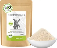 Flohsamenschalen ganz 1000 g I 99% Reinheit I indische Flohsamen Schalen low carb I Rohkostqualität von bioKontor