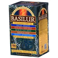 Basilur Tee Set Oriental Collection 5 Teesorten 25 Teebeutel Schwarztee Grüntee