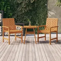 vidaXL Odkládací stolek 45x45x60 cm Masivní dřevo Akácie