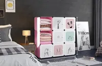 Modulárna skrinka/regál na hračky Eco Toys - biela/mintová/ružová