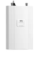 AEG elektronischer Kompakt-Durchlauferhitzer DDLE Kompakt 11/13 kW umschaltbar für die Küche, Starkstromanschluss 400 V, solargeeignet, Untertischmontage, 230768