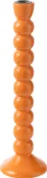 J-Line Kerzenhalter Mangoholz Orange