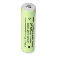 akumulator litowo-jonowy Panasonic 18650 o pojemności 3400 mAh z własnym obwodem zabezpieczającym, wymiary ok. 69 x 18,61 mm