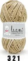 LEAMI Chenille Soft FINE (100g/160m)  321 hellbraun