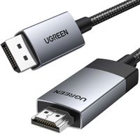 Kabel Ugreen Dp119 Displayport / Hdmi 4K 60Hz 1M - Šary