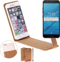 K-S-Trade Handyhülle kompatibel mit Fairphone Fairphone 3 Kork Hülle Flipstyle Case Schutzhülle Kork Case Hülle Flip cover Klapphülle Klapp,