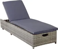 MWH Verando Sonnenliege Aluminium/Geflecht/Olefin