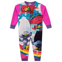 Trolls - Schlafanzug für Mädchen SI1314 (140) (Pink/Blau)