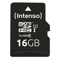 Intenso 16 GB microSDHC Speicherkarte  UHS-I Premium inkl. SD-Adapter