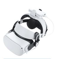 Einstellbares bequemes Stirnband VR-Brille Kopfhalterung für Oculus Quest 2 VR-Zubehör (weiß)