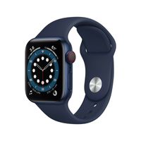 Apple Watch Series 6 Aluminium Cellular Blue, Sport Band Deep Navy, M06Q3FD/A, 40mm