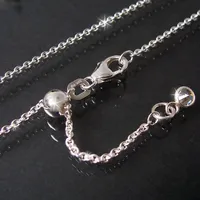 Ankerkette 1,4mm Zirkonia 925 Sterling Silber Länge bis 50cm K11014-50